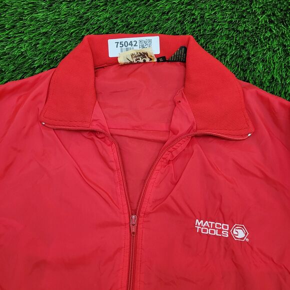 Vintage 90s Matco-Tools Jacket L/XL 21x25 Red - Picture 3 of 12